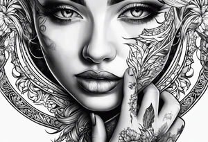 fingers tattoo tattoo idea