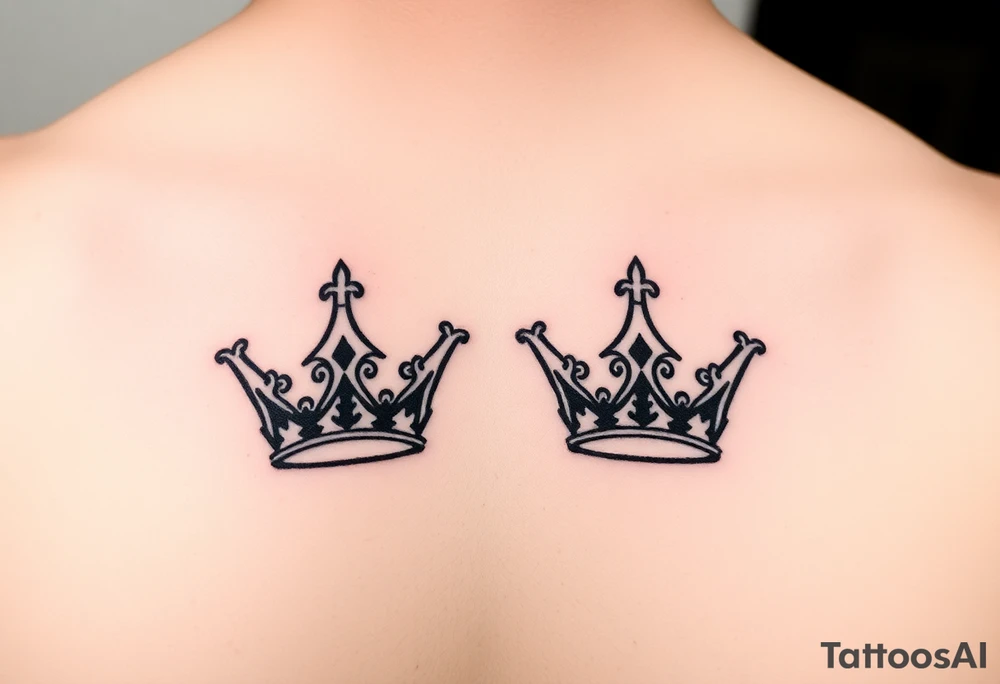 Chest tattoo, two laurier crown betwen laurier tattoo idea