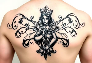 Queen of Hearts from Alice in Wonderland tattoo idea