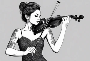 Si hay ángeles si hay violines, si hay estrellas baby ahi estaré. tattoo idea