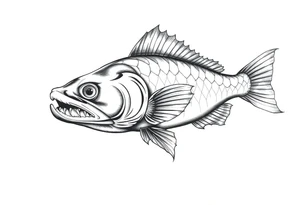 Catfish tattoo idea