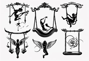Sexy tatoo swing MFM tattoo idea