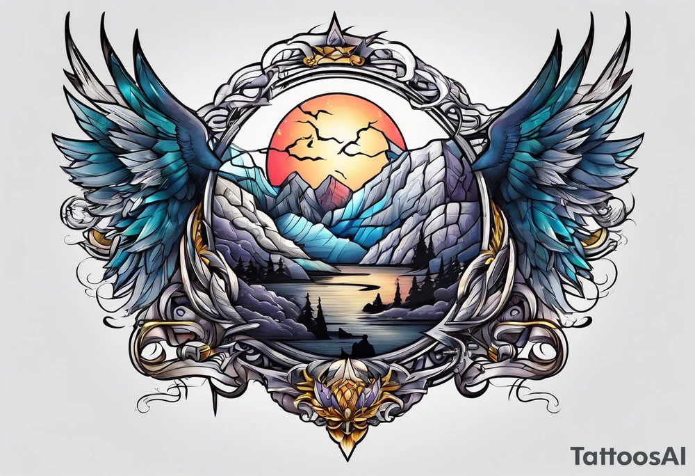 Lightning tattoo idea