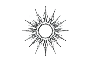 Sun tattoo idea