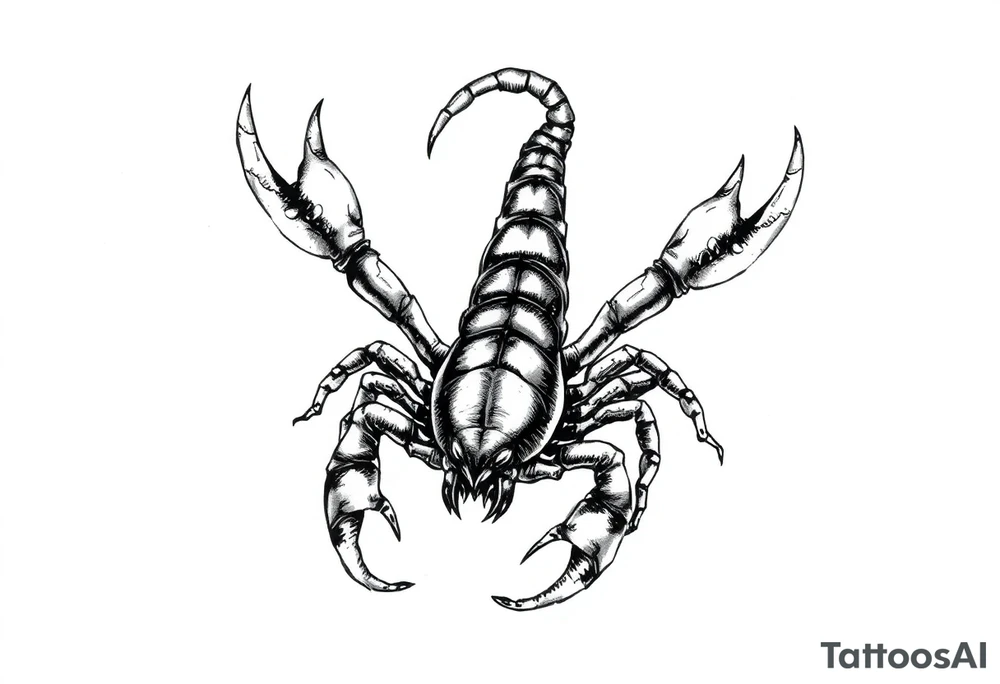 Scorpion Japanese style tattoo idea
