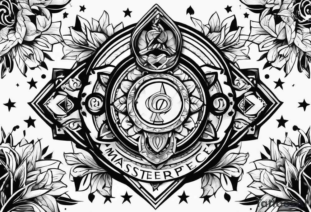 omega sign tattoo idea