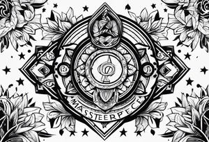 omega sign tattoo idea