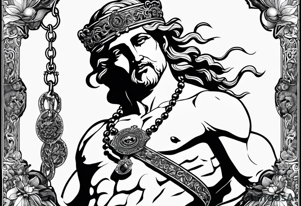 Rosary, Greek god tattoo idea