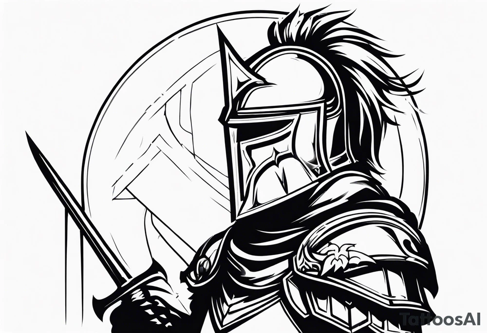 knight tattoo idea