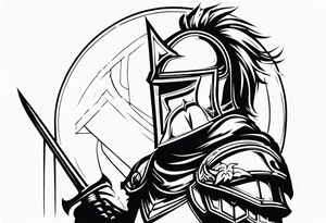 knight tattoo idea