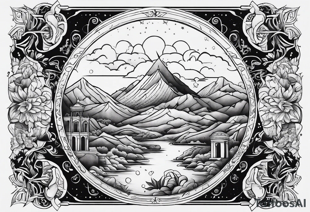 Representation of the book of Genesis tattoo idea