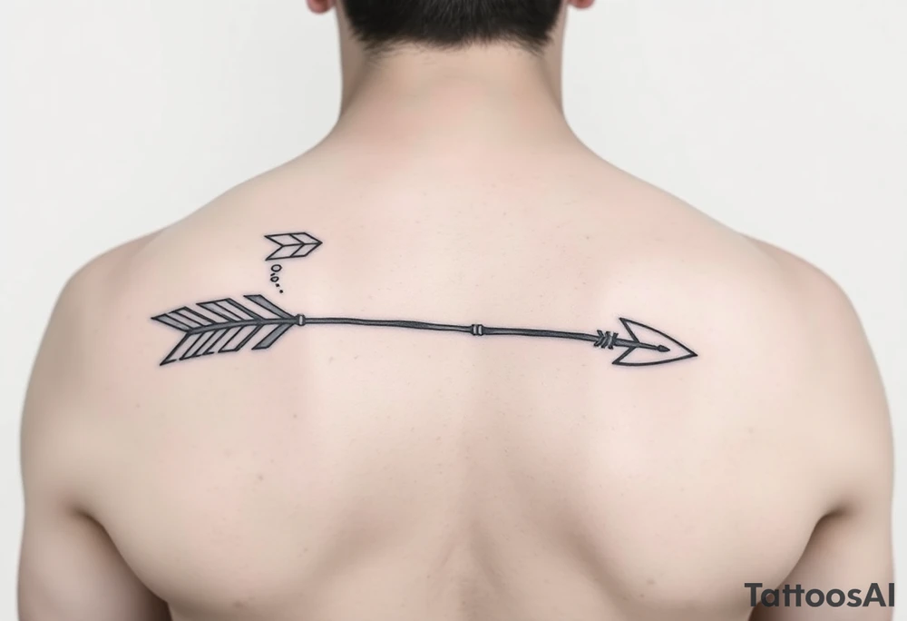 Arrow couple tattoo overcoming addiction fighting through obstacles tattoo idea