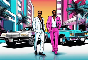 miami vice style party, no cars tattoo idea