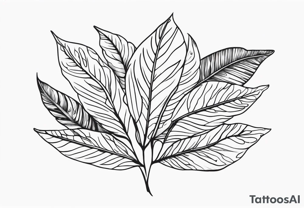 A stew with leaves tattoo idea