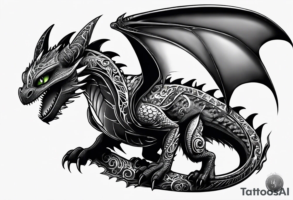 how to train your dragon tattoo idea
