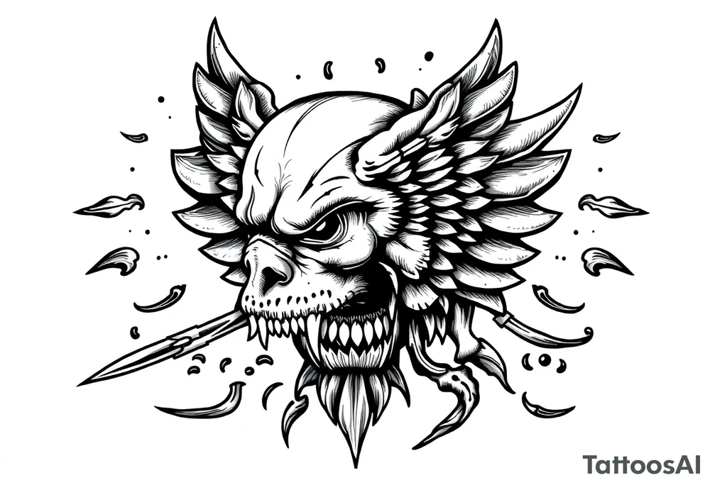 American heritage, with Lutheran traditions tattoo idea