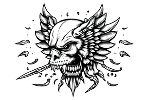 American heritage, with Lutheran traditions tattoo idea