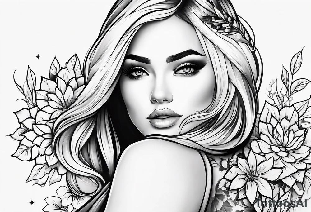Cool shoulder tattoo for women half sleeve tattoo idea