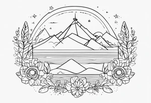 fine line geração z tattoo idea