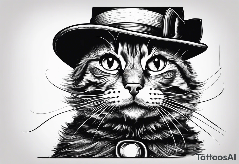 cat in the hat tattoo idea