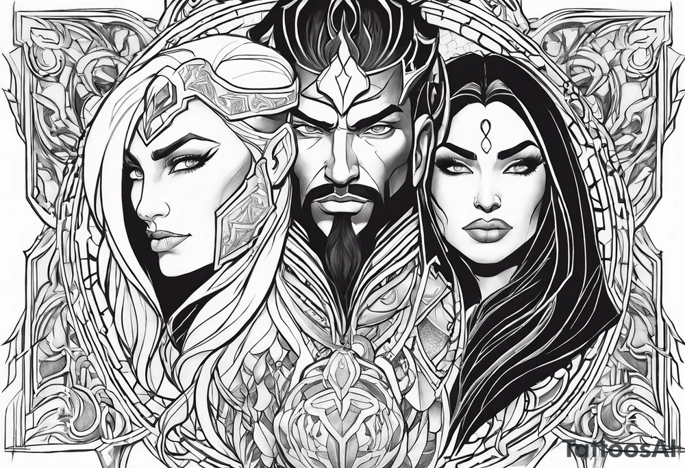 Kael'Thas and Asha'alar tattoo idea