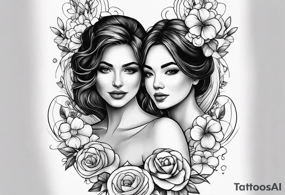 Matching tatoo mother and daughter
Mother was born on 1976, daughter in 2000
They like Flowers, aestic things, beautiful things
Tatoo minimalist forearm tattoo idea