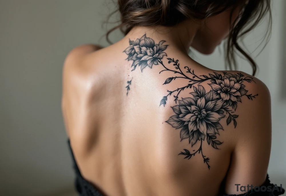 something very sexy and sick but beautiful covers the whole back tattoo idea
