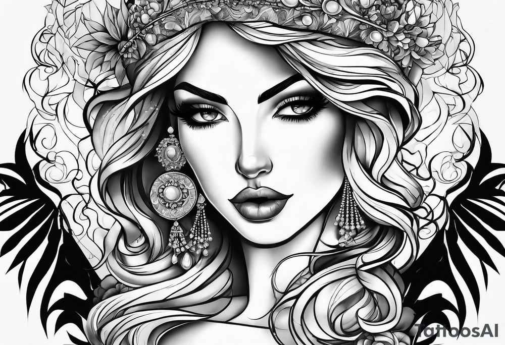 5-hydroxytryptamine tattoo idea