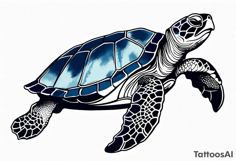 Navy turtle shellback tattoo tattoo idea