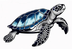 Navy turtle shellback tattoo tattoo idea