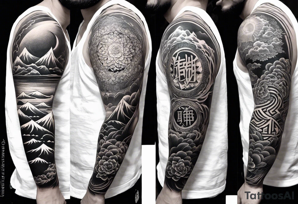 Reincarnation long forearm tattoo tattoo idea