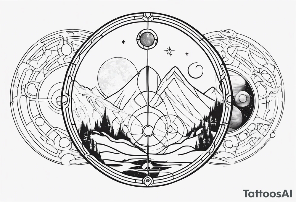 Gallifreyan with Star wars and Lord of the rings tattoo idea