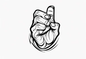 fist tattoo idea