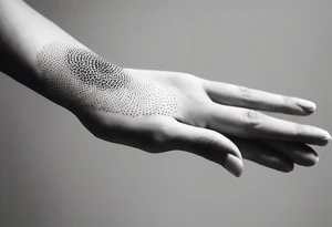 lines on hand tattoo idea