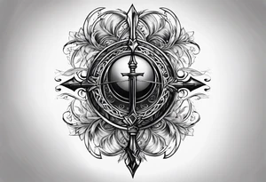 spear of longinus tattoo idea