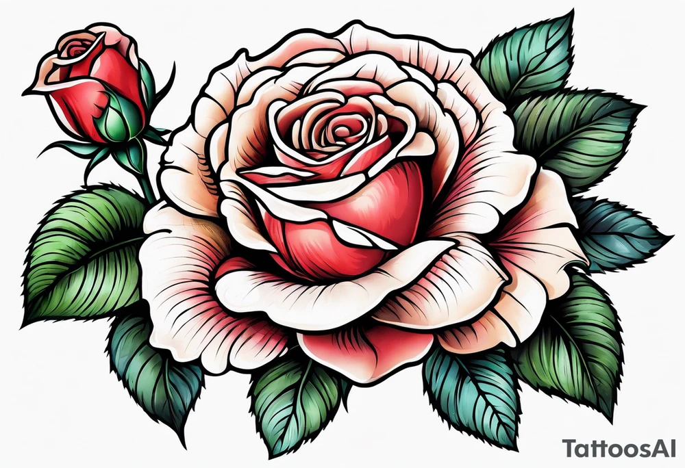 rose tattoo idea