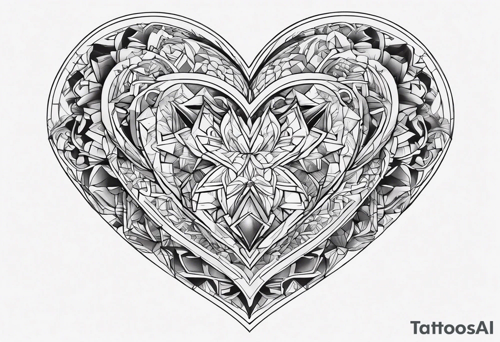 a small heart and at the end of the heart it should say 1966 tattoo idea