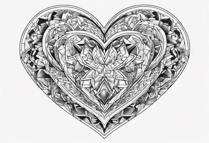 a small heart and at the end of the heart it should say 1966 tattoo idea