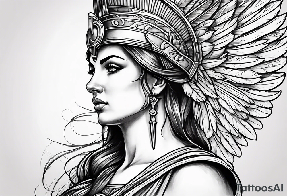 Athena tattoo idea