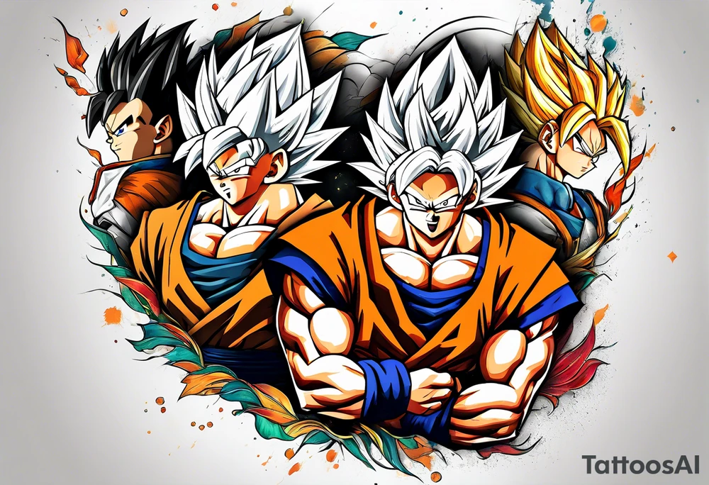 dragonball z tattoo idea