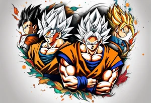dragonball z tattoo idea