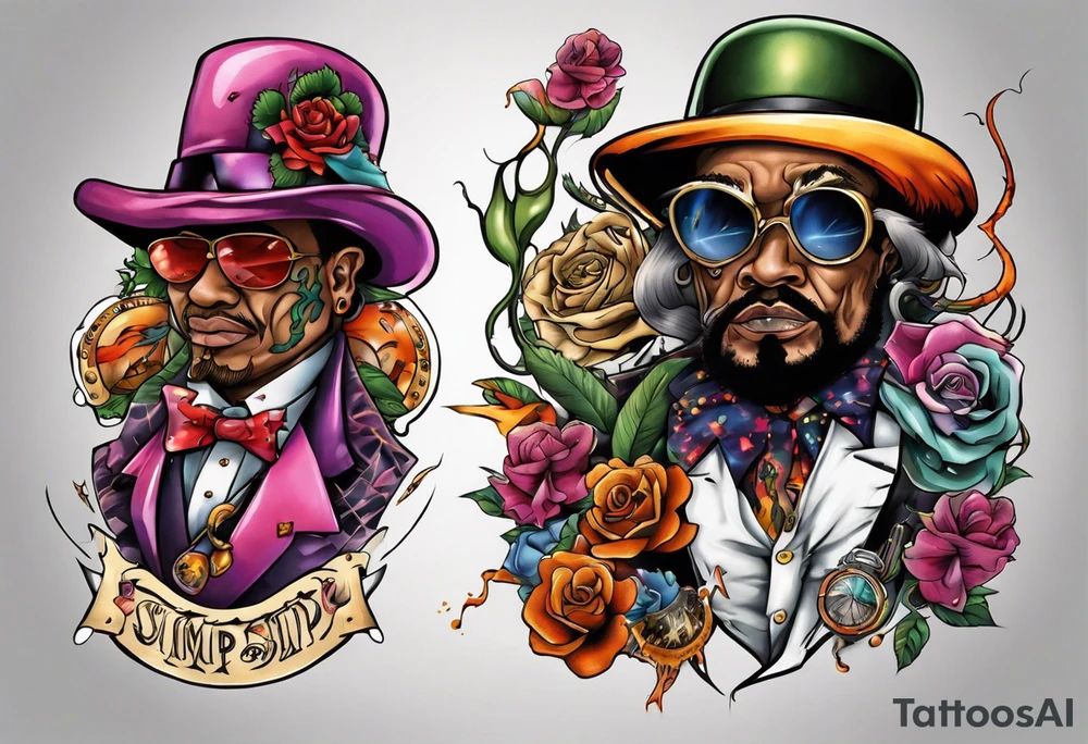 Pimp Named Slickback tattoo idea