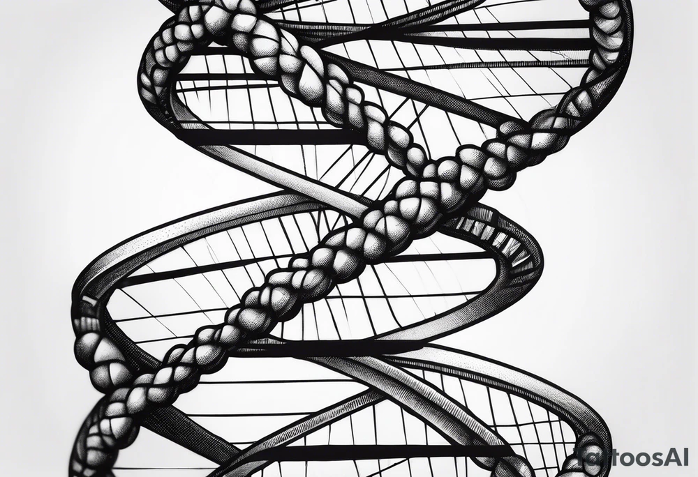Dna strand tattoo idea