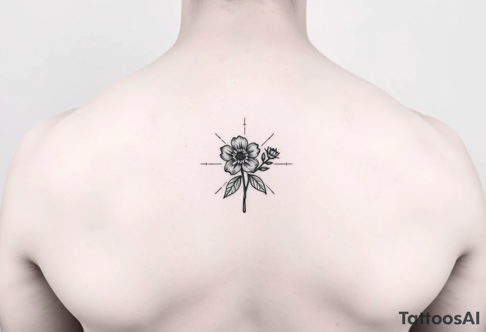 Snare drum with flower tattoo idea