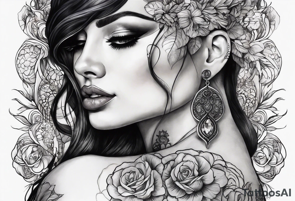 "What ever our souls are made of, his and mine are the same" dark romantic tattoo idea