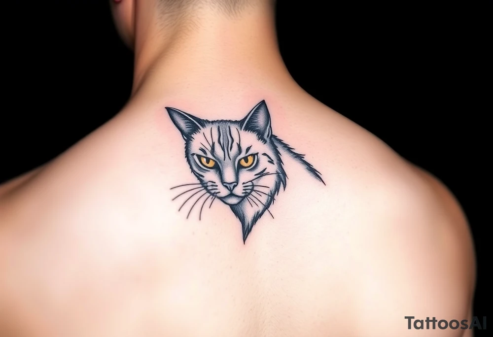 Black Cat tattoo idea