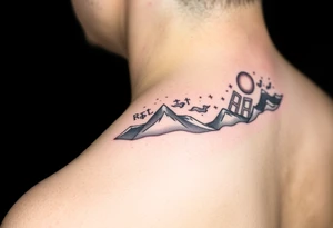 Night sky tattoo idea