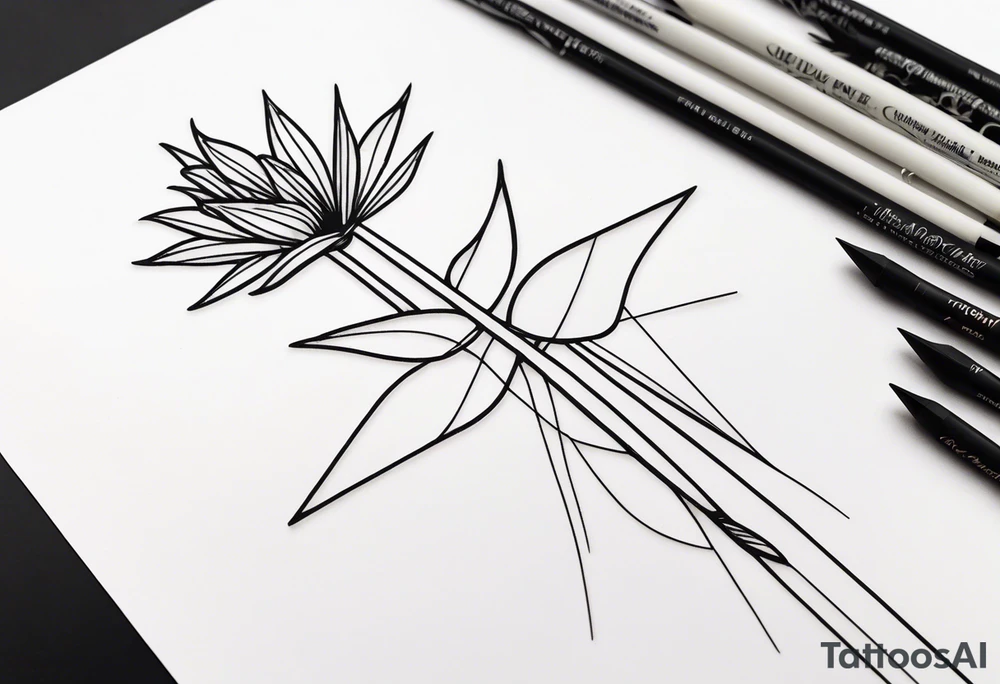needle and thred tattoo idea