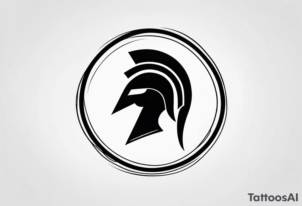 Ancient spartan symbol tattoo tattoo idea