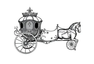royal carriage tattoo idea